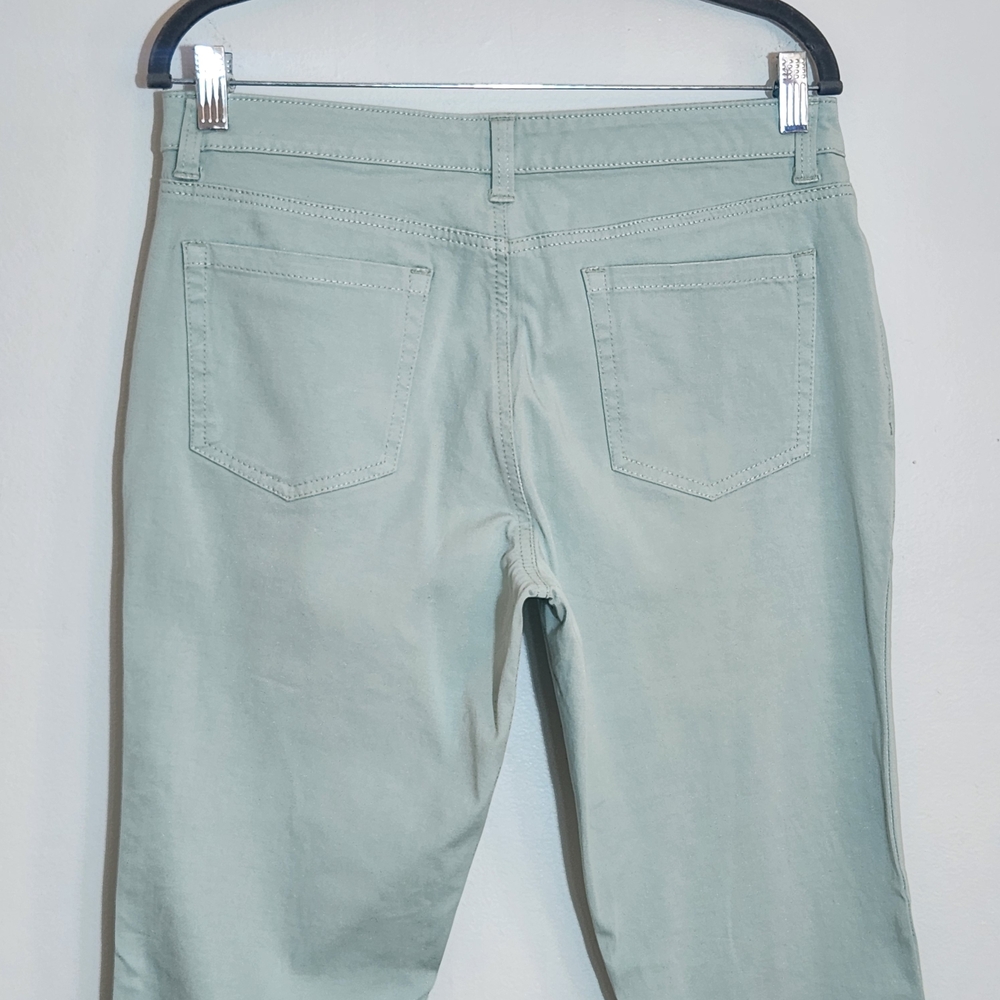 Dickies Mint Green Stretch Twill Skinny Pants Size 8 - Picture 4 of 10